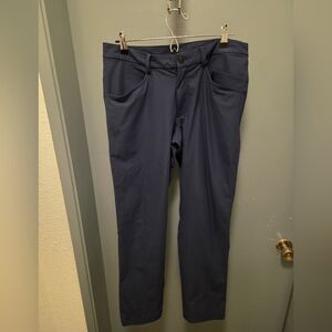 Lululemon Men's Navy Blue ABC Commission Pants Size 34